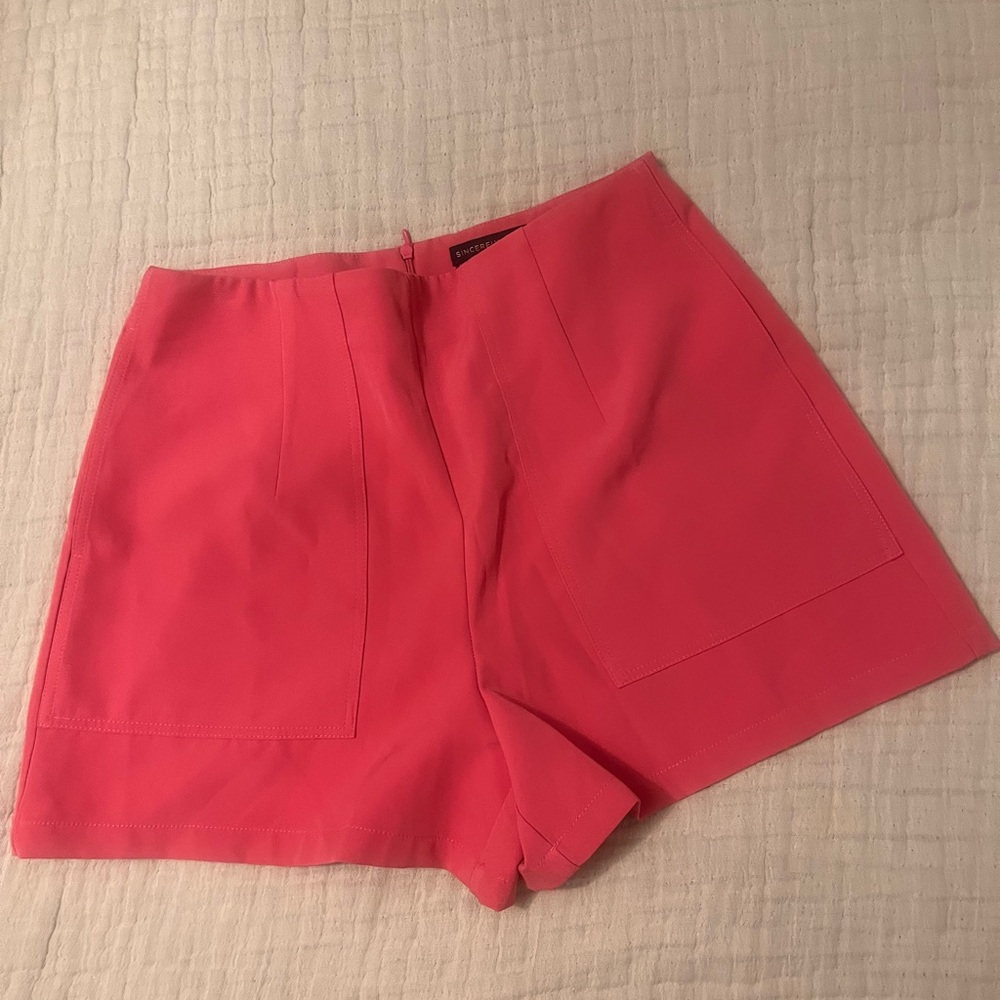 Sincerely Jules High Waist Coral Shorts